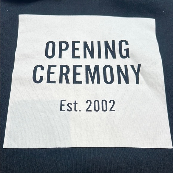 Opening Ceremony Tops - Opening Ceremony Black T-Shirt Sweatshirt